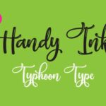 Handy Ink Font Poster 1