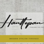 Hanttopan Font Poster 1