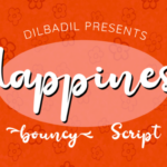 Happiness Font Poster 1