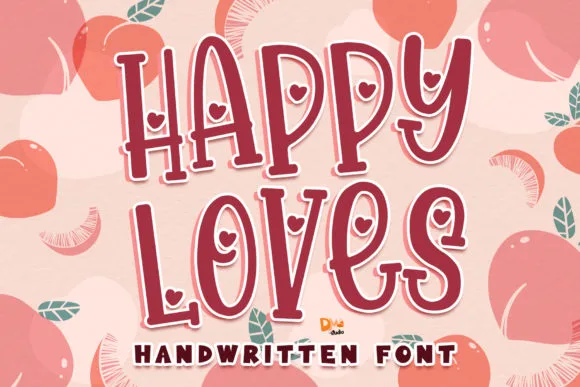 Happy Loves Font Happy Loves Font Poster 1