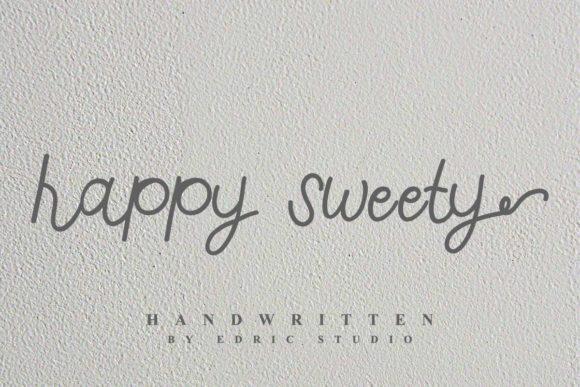 Happy Sweety Font Poster 1