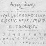 Happy Sweety Font Poster 3
