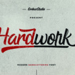 Hardwork Font Poster 1