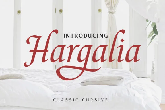 Hargalia Font Hargalia Font Poster 1