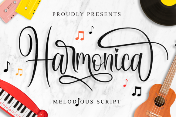 Harmonica Font Poster 1