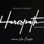 Haroopath Font Poster 1