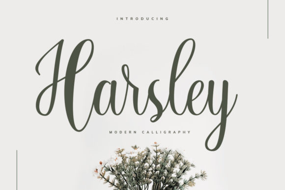 Harsley Font Poster 1