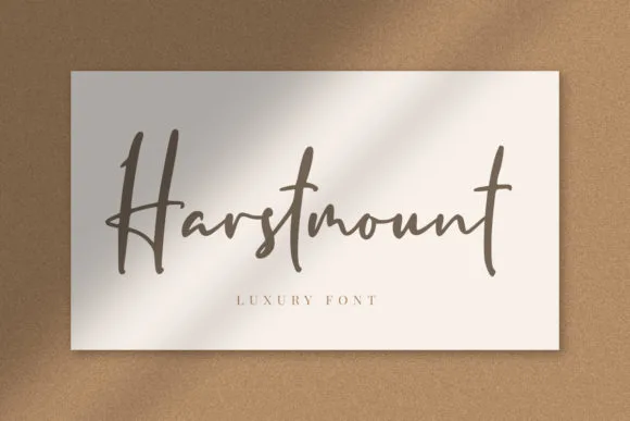 Harstmount Font Harstmount Font Poster 1
