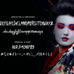 Haruyo Morita Font Poster 2