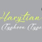 Harytian Font Poster 1