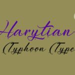 Harytian Font Poster 2