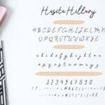 Hasita Hillary Font Poster 5