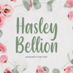 Hasley Bellion Font Poster 1