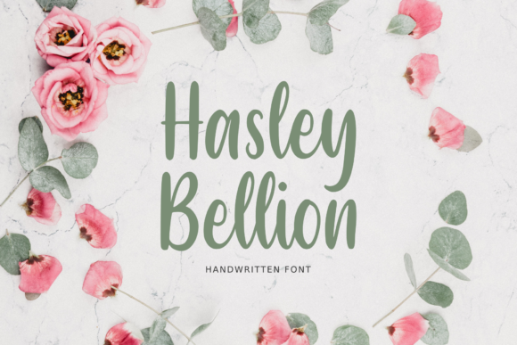 Hasley Bellion Font Poster 1