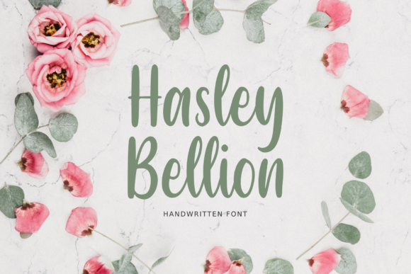 Hasley Bellion Font Hasley Bellion Font Poster 1