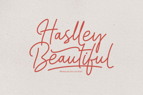 Haslley Beautiful Font