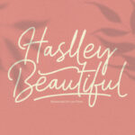 Haslley Beautiful Font Poster 2
