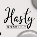 Hasty Font Poster 1