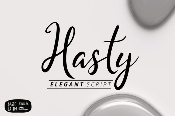 Hasty Font Poster 1