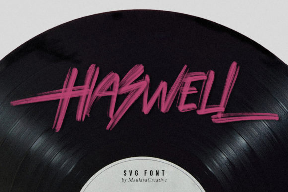 Haswell Font Poster 1