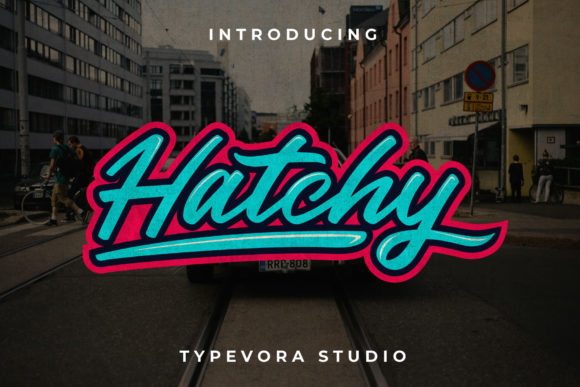 Hatchy Font Poster 1