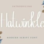 Hatwinkle Font Poster 1