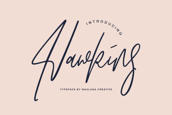 Hawkins Font Poster 1