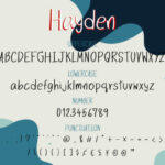 Hayden Font Poster 3