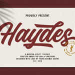 Haydes Font Poster 1