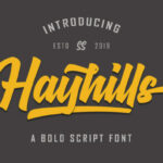Hayhills Font Poster 1