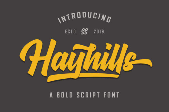 Hayhills Font Poster 1