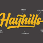 Hayhills Font Poster 2