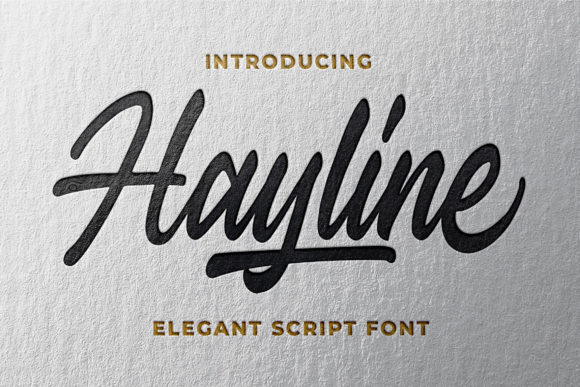 Hayline Font Poster 1