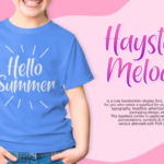 Haystay Melody Font Poster 2