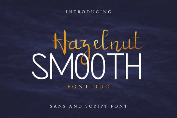 Hazelnut Smooth Duo Font