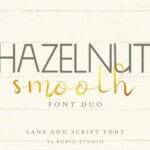 Hazelnut Smooth Duo Font Poster 2