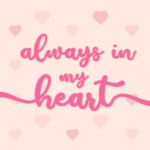 Heart Font Poster 3