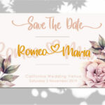 Heart Memory Font Poster 4