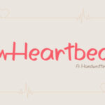 Heartbeat Font Poster 1