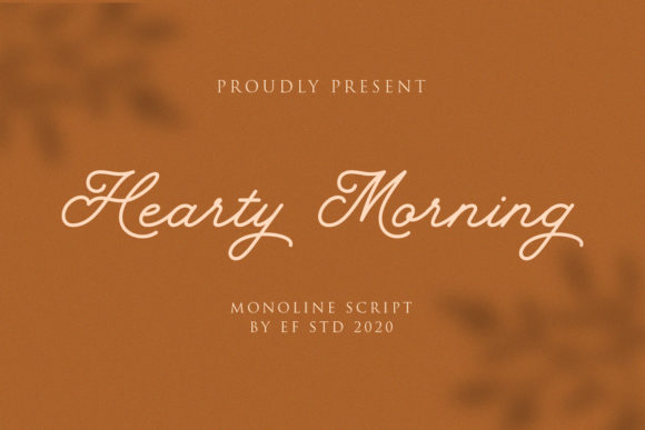 Hearty Morning Font Poster 1