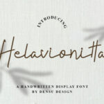 Helavionitta Font Poster 1