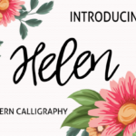 Helen Font Poster 1