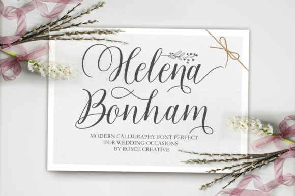 Helena Bonham Font Poster 1