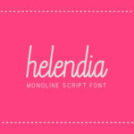 Helendia Font Poster 1