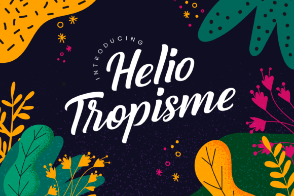 Helio Tropisme Font Poster 1