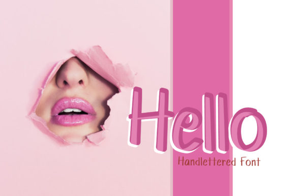 Hello Font Poster 1