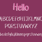 Hello Font Poster 3