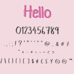 Hello Font Poster 4