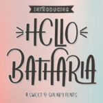 Hello Batharia Font Poster 1