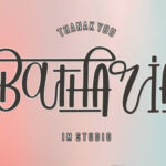 Hello Batharia Font Poster 8